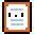 Exbook_orange 像素圖示（黑框版）