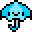 Umbrella 像素圖示（黑框版）